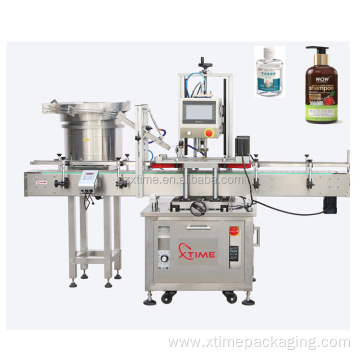 vial unscramble filling plugging capping machine